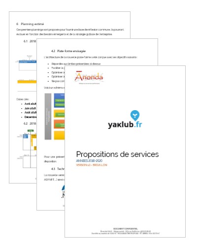 Proposition de services sur mesure